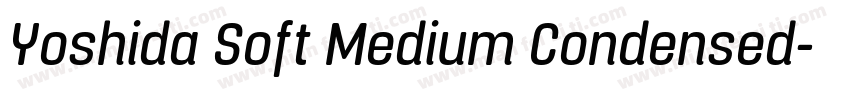 Yoshida Soft Medium Condensed字体转换